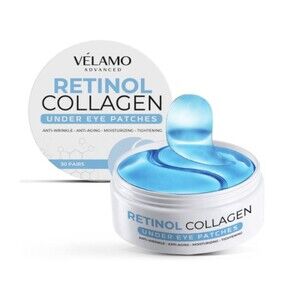 Velamo Advanced Retinol Collagen Under Eye Patches 30 Pairs, EXP 11/2027